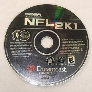 Sega Dreamcast Sega Sports, NFL 2K1